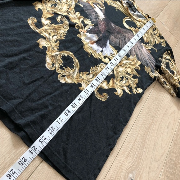 Zara Eagle Print T Shirt in Black Size S - Picture 9 of 9